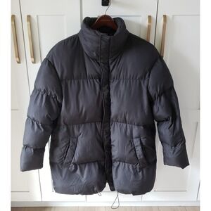 ASOS Puffer Jacket Womens‎ S Black Lightweight Quilted Oversized Coat